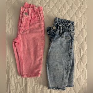 BabyGap Girls Paperbag Toddler Jeans 12-18 mo